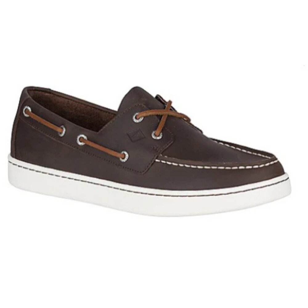 Sperry Cup II Slip On Leather Boat Shoe